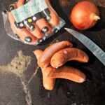 ΛΟΥΚΑΝΙΚΑ HOT DOG ΜΕ ΚΑΡΑΜΕΛΩΜΕΝΑ ΚΡΕΜΜΥΔΙΑ 200gr